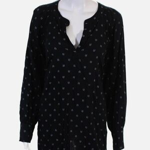 Ingrid & Isabel Womens Arrow Smock Neck Maternity Blouse